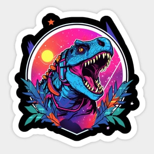 space dino Sticker